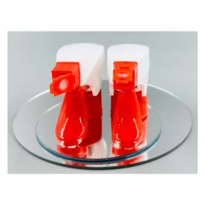 Buy cheap 28mm Plastic Disinfectant Spray Double Cover Red Trigger PUMP SPRAYER for Your Benefit from wholesalers