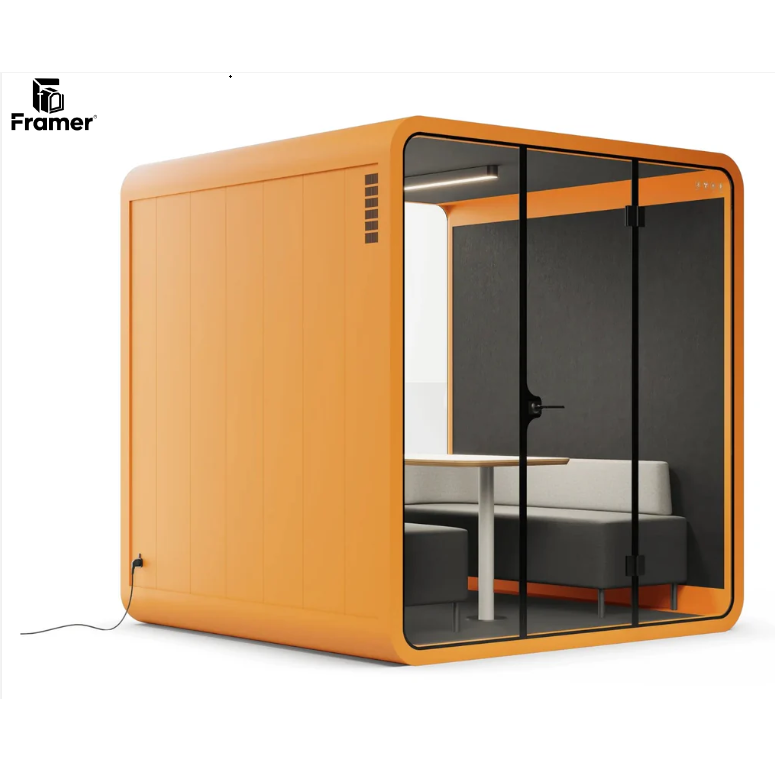 Buy cheap Tailored Acoustic Isolation Booth Extendable Collaboration Pods 220V from wholesalers