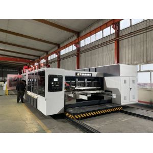 Buy cheap 1200mm Automatic Corrugated Cardboard Printing Slotter Die Cutting Folding Gluing Line from wholesalers