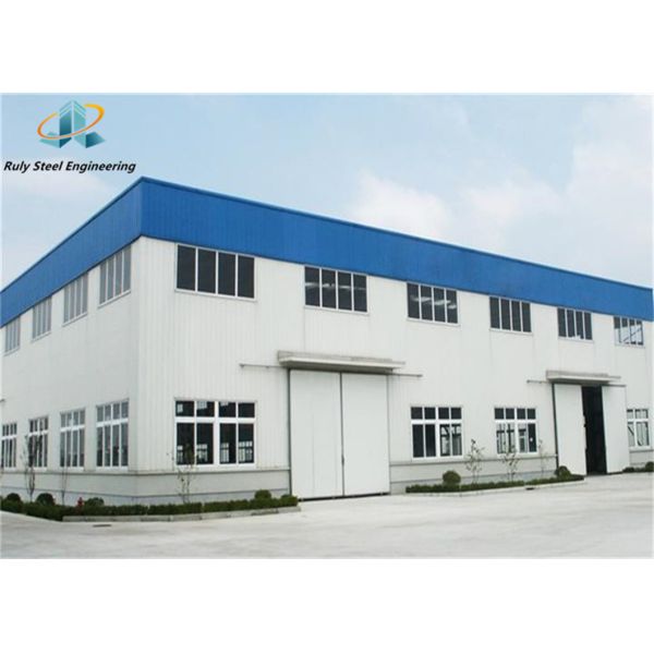 Prefabricated Galvanized Metal Construction H Section Q235 Steel Structure