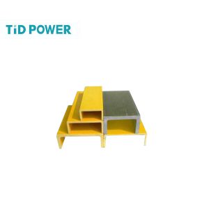 Insulation Class Fiberglass Pultrusion Profile FRP Pultruded Sections Abrasion