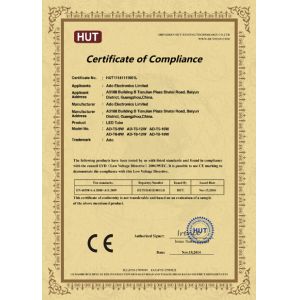 Ado Electronics Limited Certifications