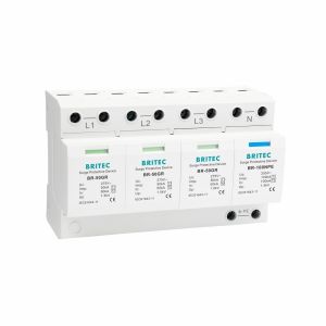 Buy cheap BR-50GR 3P+1 Surge Protective Device class 1 lightning protector SPD spd 50ka type 1 surge protection device from wholesalers