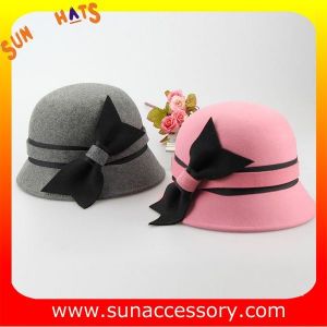 Buy cheap Vintage hot sale cloche hats wholesale for ladies,100% Australia wool felt hats factory from wholesalers