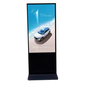 Buy cheap 8 Array Mic 75 Inch Vertical Interactive Totem LCD Digital Signage Android Operating System from wholesalers