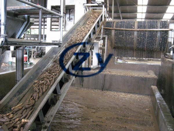Stainless Steel Cassava Starch Processing Machine / Cassava Washing Machinery