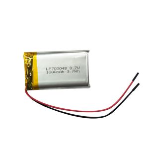 Buy cheap LP703048 3.7V 1000mAh Lithium Polymer Rechargeable Battery from wholesalers