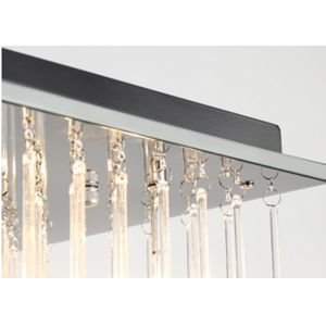 Buy cheap Luxurious Led Downlight Ceiling Light Rectangular Modern Crystal Chandelier from wholesalers