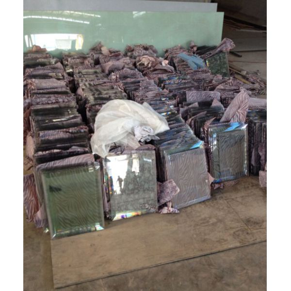 Quality 5MM/8MM  beveled tempered glass for exported for sale