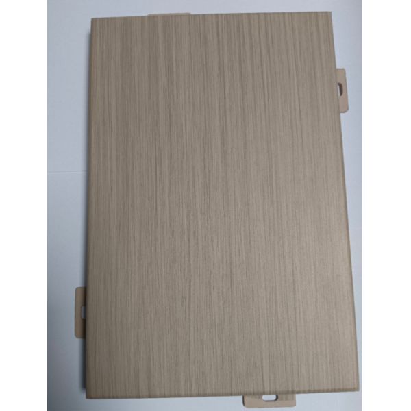 Quality Wood Grain Aluminium Veneer Lightweight Durable Environmentally Friendly Building Material for sale