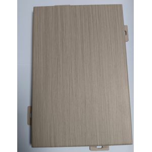 Buy cheap Wood Grain Aluminium Veneer Lightweight Durable Environmentally Friendly Building Material from wholesalers
