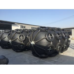 Inflatable Floating Yokohama Pneumatic Marine Rubber Fender With Chain Net