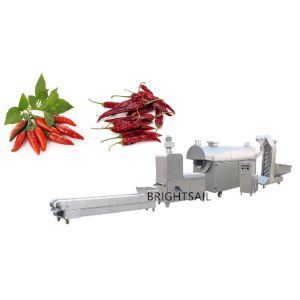Buy cheap Food Processing Industry 155kw Chili Roasting Machine 300 To 800kg Per Hr Capacity from wholesalers