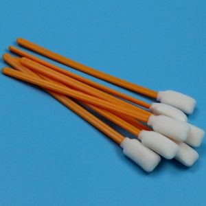 Buy cheap 5" Lint Free Rectangular Foam Swab Orange Stick Inkjet Printer Cleaning Foam Swab For Cleanroom from wholesalers