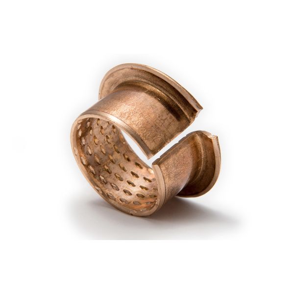 Wrapped Bronze Bearings Cusn8p Collar Diamond Lubrication Indents