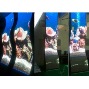 P10 Flexible Soft Outdoor LED Curtain Display Screen With Abnormal Shapes
