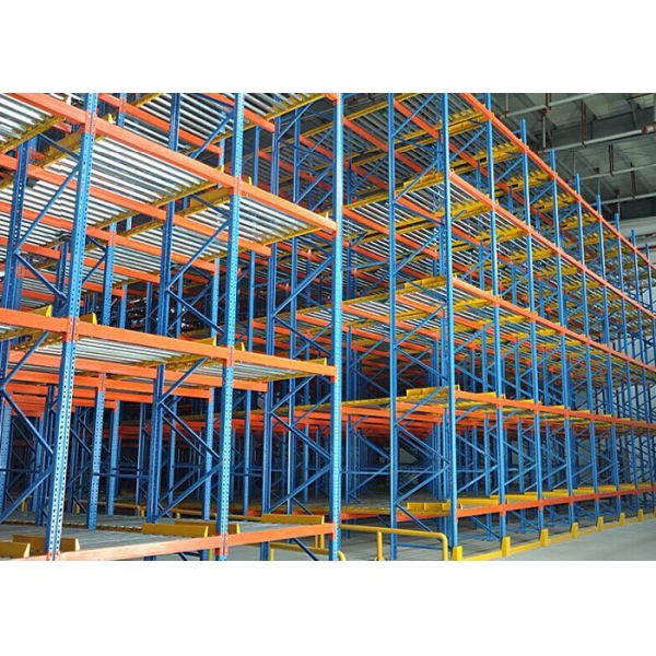 Buy cheap Galvanized Gravity Flow Pallet Racking Systems FIFO Principle from wholesalers