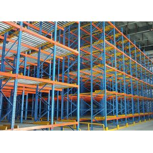 Buy cheap Galvanized Gravity Flow Pallet Racking Systems FIFO Principle from wholesalers