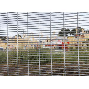 Buy cheap Hot Dipped Galvanized 358 Wire Mesh Anti Climb Fencing For Warehouse Security from wholesalers