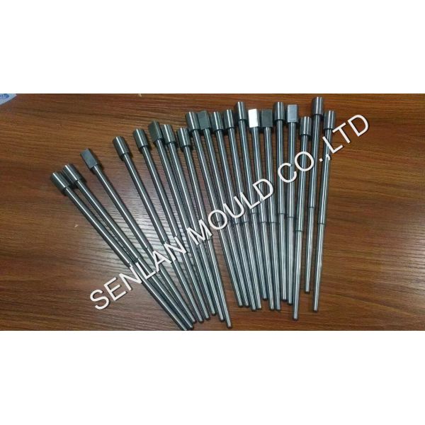 Buy cheap L265mm Hole Die Casting Mold Parts , Straight Step Cooling Core Pins Custom Processing from wholesalers