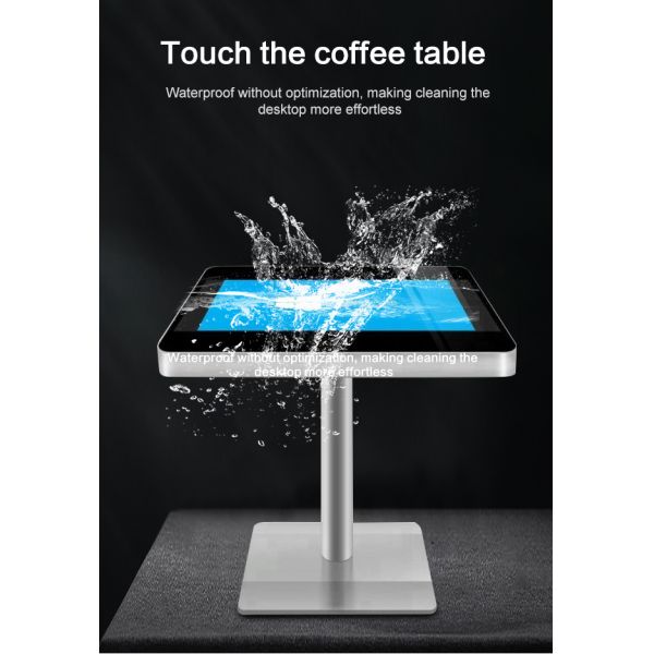 Waterproof Interactive Lcd Screen Touch The Coffee Table Smart Game Table With Touch For Mall Or Restaurant