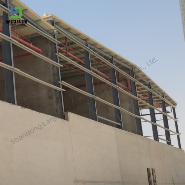 Quality 500t/M Prefabricated Metal Free Design Steel Structure Workshop Warehouse Hall For Sketchup 4S Car Showroom for sale