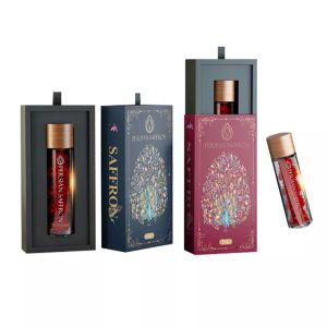 Custom Paper Safran Pack Box Empty Blank Mini Saffron Packaging Boxes For