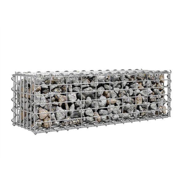 Quality 2x1x1 Wire Mesh Stone filled Gabion Wall Baskets for sale