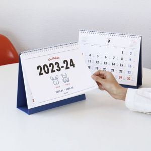 Buy cheap Custom Printing Art Paper Mini 2024 Desk Calendar from wholesalers
