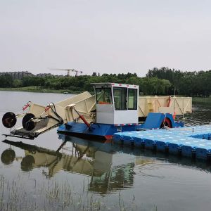River 60kw Small Lake Weed Harvester With Diesel Engine