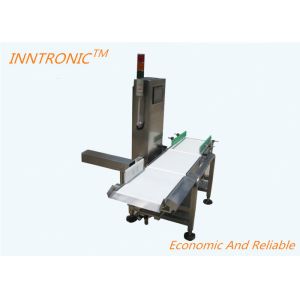 Buy cheap Check Weigher Machine INCW-FS20 20kg 10g High Precision In Line Checkweigher with alarm 10-40M/Min for egg shaped item product