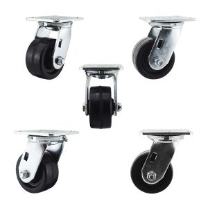 Buy cheap Hard 100mm Diameter High Temperature Caster Wheels With Roller Bearing from wholesalers