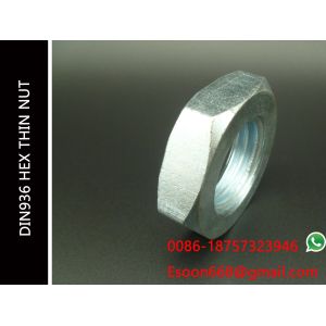 Buy cheap HEX JAM NUTS Metric, DIN 936 Class 4, Class 6, Coarse Thread, Fine Thread, Carbon Steel, Zinc Plated. from wholesalers