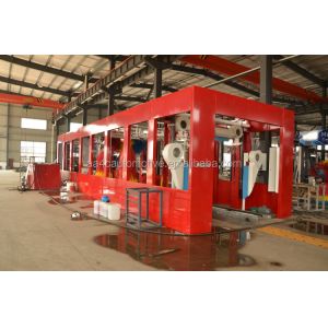 AA4C automatic tunnerl car washing machine 9 brushes car washing machine