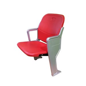 Buy cheap Big Red Back Height 880mm Folding Stadium Chair With Armrests Impact Resistance from wholesalers
