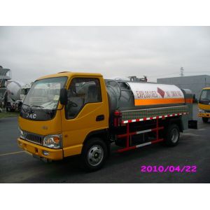Buy cheap 4000L 4x2 JAC Chassis (115HP) Mobile Refueling Truck For Light Gasoline Delivery from wholesalers