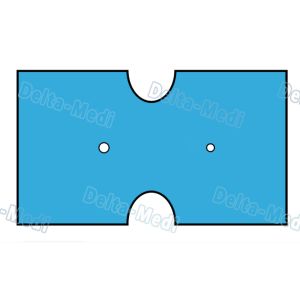 Buy cheap Disposable Sterile Gynaecology / Cystoscopy Drape With Diamond Circular Aperture Plain from wholesalers