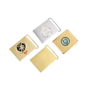 Buy cheap Metal Locket Military Style Belt Buckles Electroplate Die Casting from wholesalers