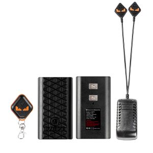 Fleece Lined Electric Heated Underwear Set Women Wireless Remote Control