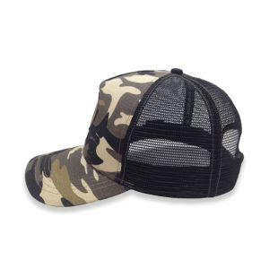 Buy cheap Custom Logo Camo Mesh Trucker Caps Unisex 6 Panel OEM ODM from wholesalers