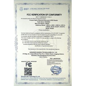 Shenzhen Rakinda Technology Development Co., Ltd. Certifications
