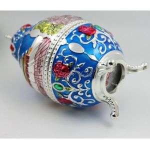 Buy cheap Shinny Gifts Enamel Handmade China Traditional Metal Toothpick Holder from wholesalers