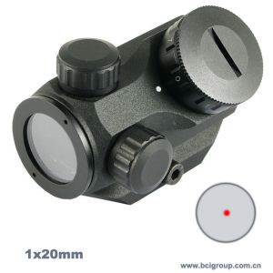 Buy cheap Rifle Optic Red Dot Riflescope 1x20mm dot sights from wholesalers