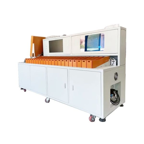 Quality Automatic Cylindrical Battery Sorting Machine Integrated Collecting With PLC And PC for sale