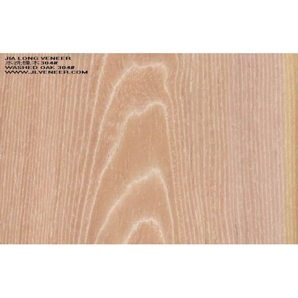 Quality Washed Oak Veneer Sheets , Engineered Oak Wood Flooring Veneer for sale