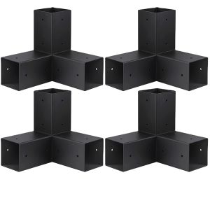 Buy cheap Galvanized Woodworks Pergola Kit Elevated Wood Stand 3 Way Right Angle Corner Bracket from wholesalers