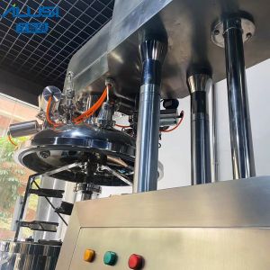 PLC Control Face Cream Vacuum Mixing Equipment Homogenizing Emulsifier Machine