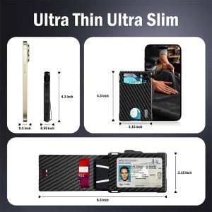 Buy cheap Slim Leather RFID Blocking Bifold Wallet with Metal Pop-Up Card Holder Anti-Theft Design Credit Card Slots from wholesalers