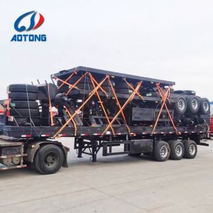 30 Years of Exporting 3 Axle 4 Axle Flat Bed Truck Semi Trailer from ISO9001