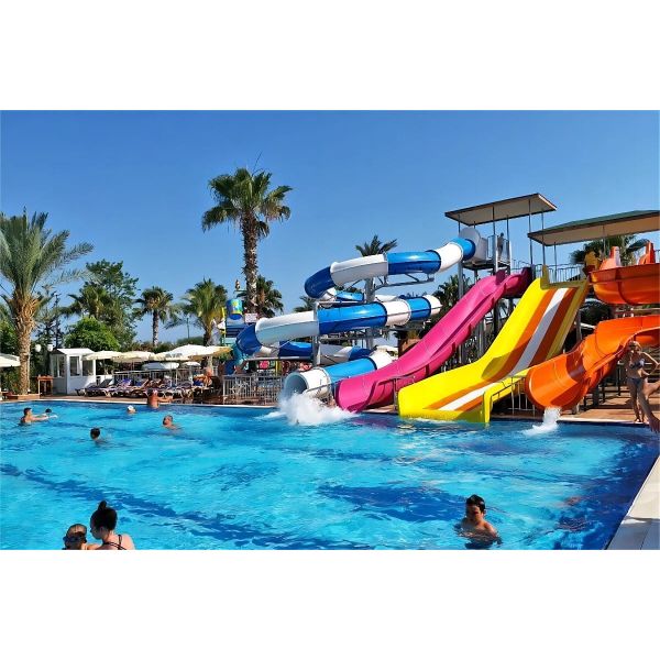 Quality ODM Outdoor Amusement Water Park Water Games Play Rides Pool Slides for sale